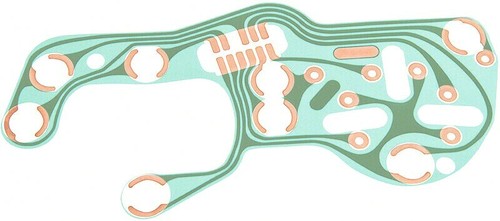 Instrument panel printed - panel,